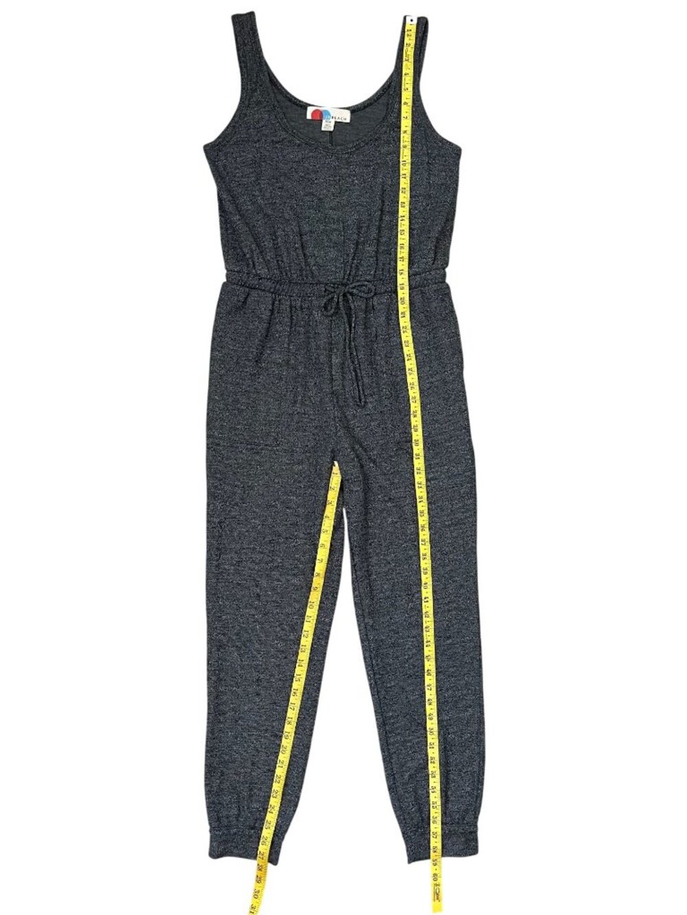 Free People Beach Bicoastal Gray Jumpsuit NWOT Sleeveless Jogger Soft Loungewear - Picture 8 of 9